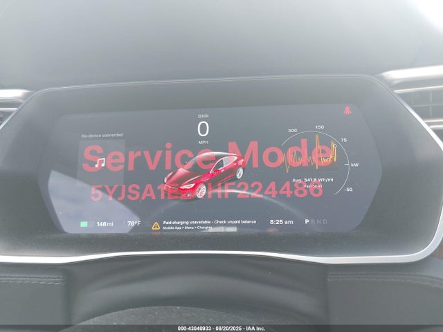 2017 TESLA MODEL S 5YJSA1E24HF224486 Photo 6