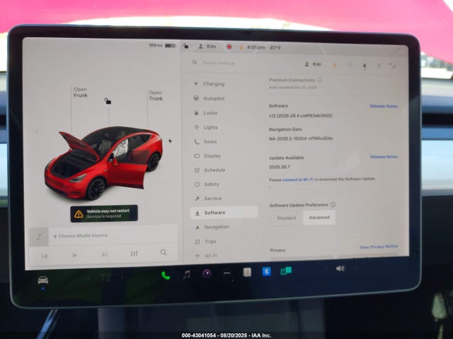 2022 TESLA MODEL Y 7SAYGDEE2NF352440 Photo 6
