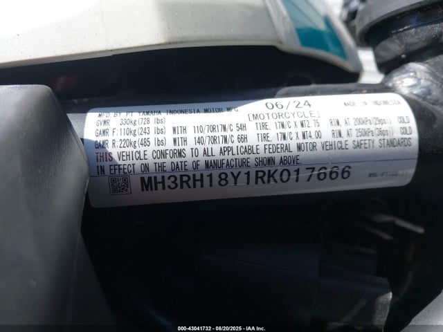 MH3RH18Y1RK017666 Yamaha Yzf-r3