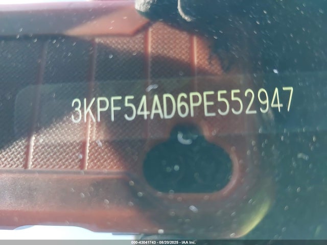 3KPF54AD6PE552947 KIA mpi nu