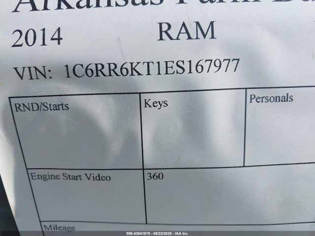 RAM 2014 2014 1C6RR6KT1ES167977 Image 9