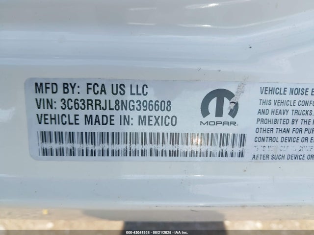 Продажа на аукционе авто 2022 Ram 3500 Laramie  4x4 8' Box, vin: 3C63RRJL8NG396608, номер лота: 43041938