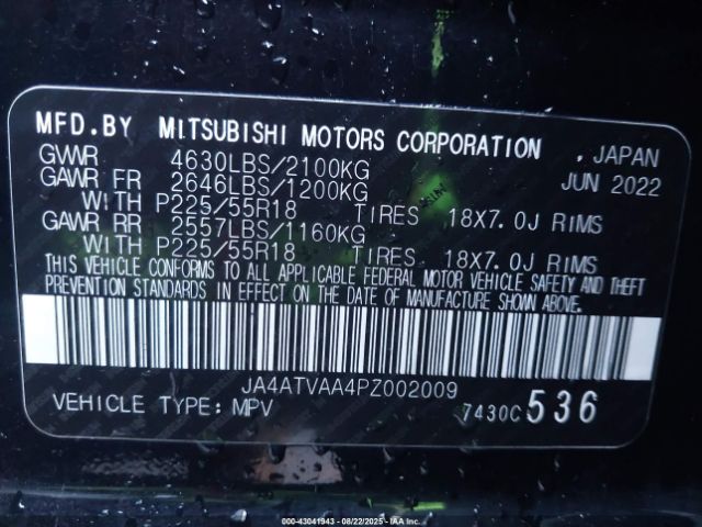 2023 MITSUBISHI ECLIPSE CROSS JA4ATVAA4PZ002009 Photo 8