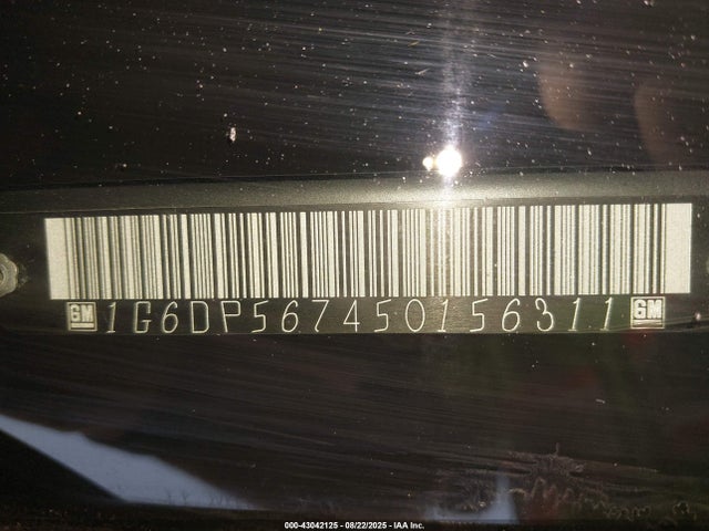 2005 CADILLAC CTS 1G6DP567450156311 Photo 8