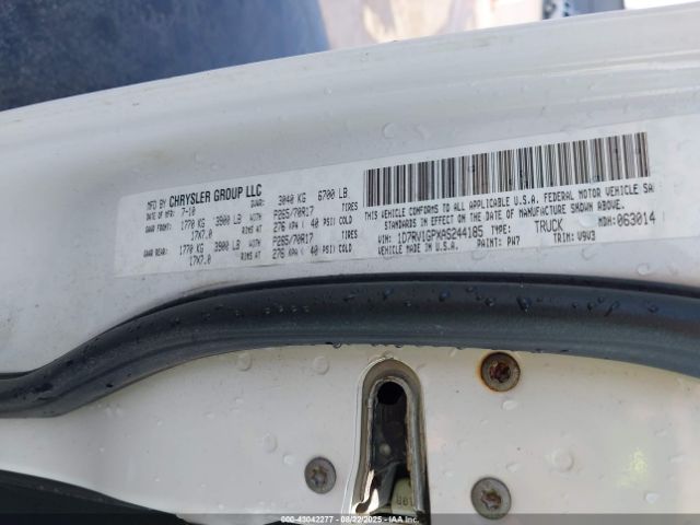 2010 DODGE RAM 1500 1D7RV1GPXAS244185 Photo 8