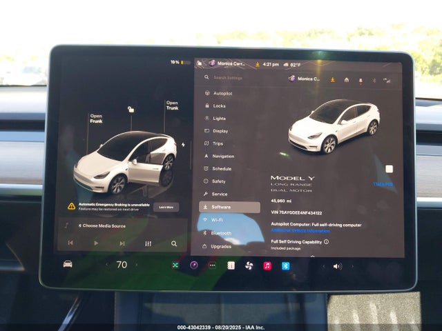 2022 TESLA MODEL Y 7SAYGDEE4NF434122 Photo 6