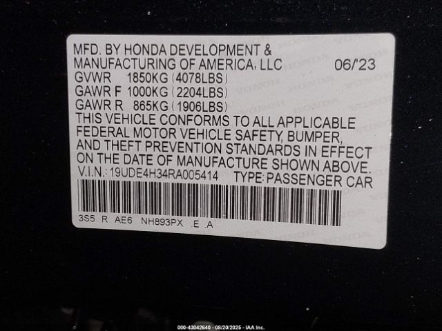 2024 ACURA INTEGRA 19UDE4H34RA005414 Photo 8