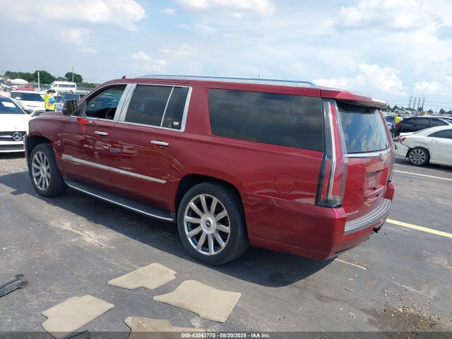 Продаж на аукціоні авто 2017 Cadillac Escalade Esv Luxury, vin: 1GYS3HKJ0HR255673, номер лоту: 43042770