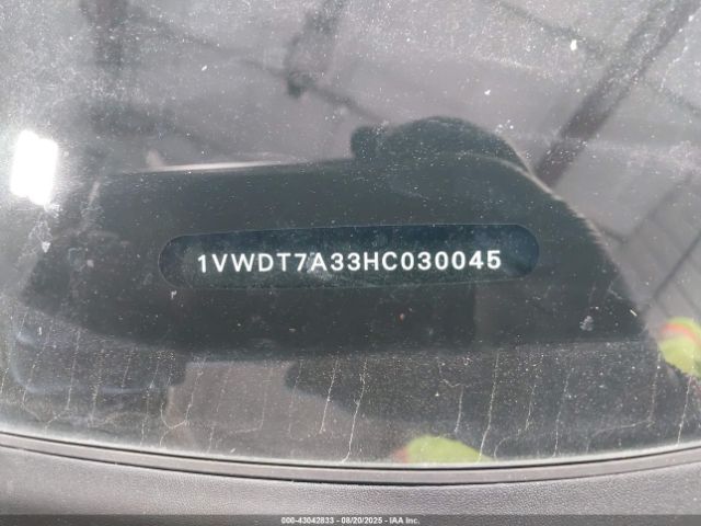 2017 VOLKSWAGEN PASSAT 1VWDT7A33HC030045 Photo 8