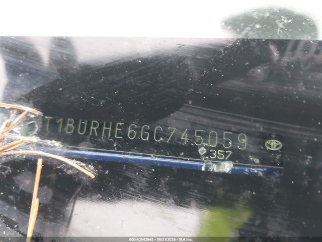 Toyota 2zr-fe 2016 2T1BURHE6GC745059 Image 9