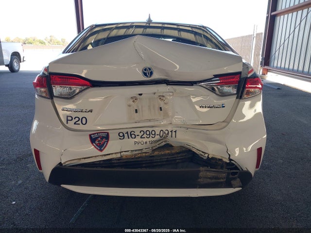 Продажа на аукционе авто 2022 Toyota Corolla Hybrid Le, vin: JTDEAMDE8N3003444, номер лота: 43043367