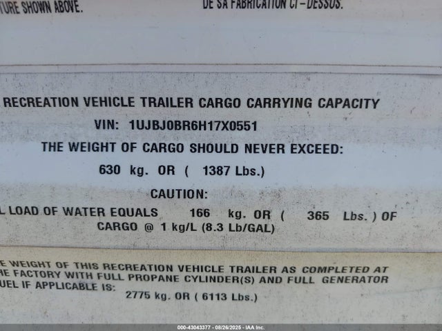 Jayco Jay Flight 2017 1UJBJ0BR6H17X0551 Image 9