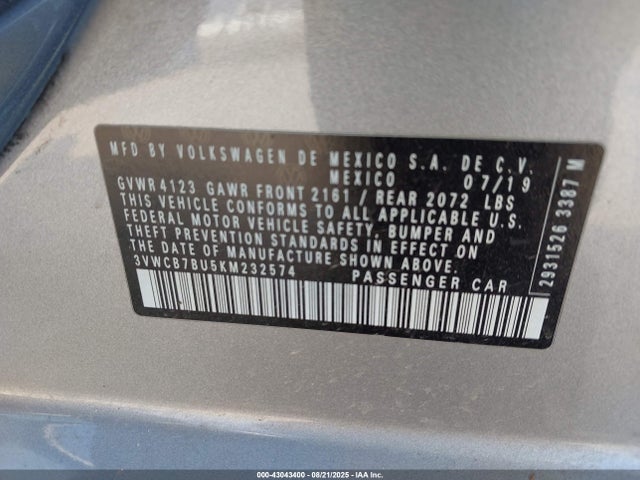 Volkswagen 1.4 tsi 2019 3VWCB7BU5KM232574 Image 9