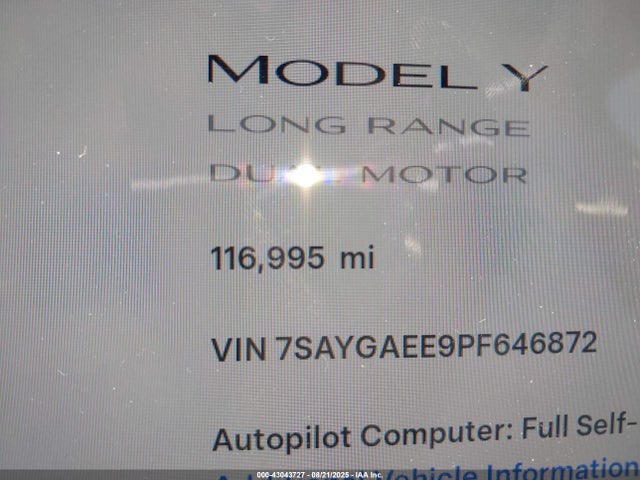 Tesla Model Y 2023 7SAYGAEE9PF646872 Image 10