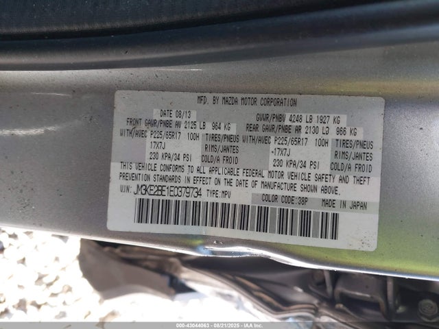 Mazda pe 2014 JM3KE2BE1E0379734 Image 9