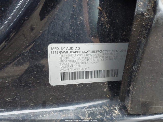 2013 AUDI A4 WAUFFAFL4DN033640 Photo 8