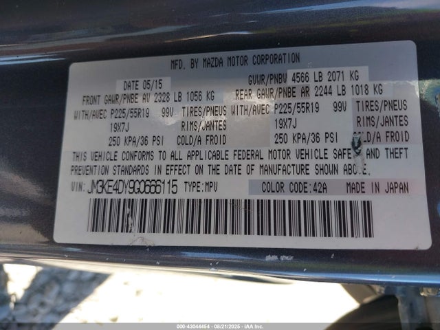 JM3KE4DY9G0666115 Mazda py