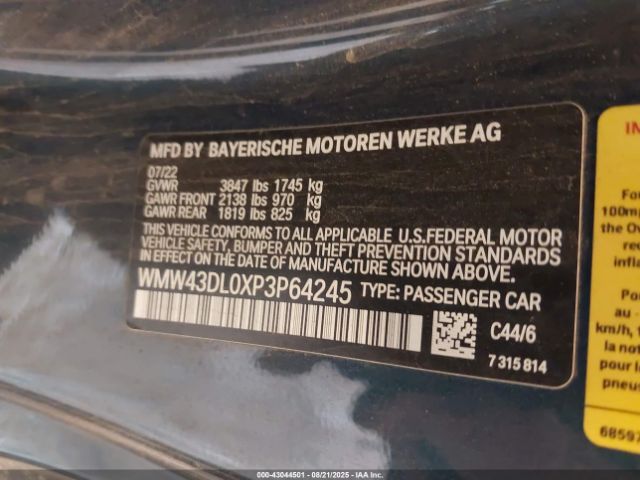 2023 MINI CONVERTIBLE WMW43DL0XP3P64245 Photo 8