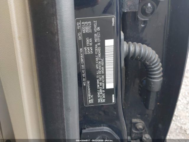 2013 VOLVO S80 YV1952AS4D1170182 Photo 8