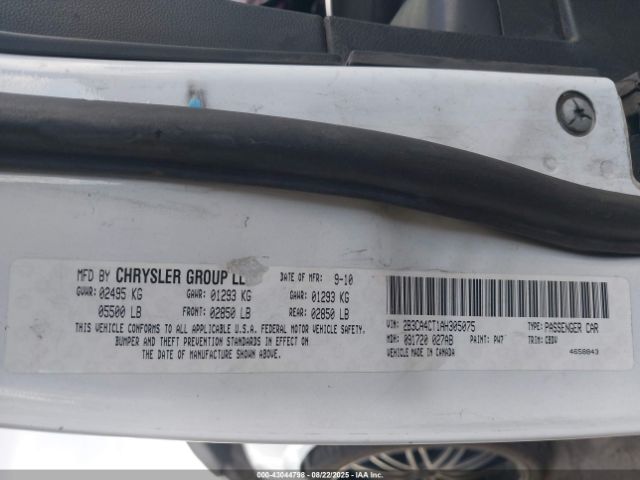 2010 DODGE CHARGER 2B3CA4CT1AH305075 Photo 8