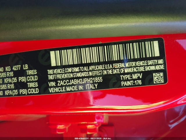 Jeep Renegade 2018 ZACCJABH2JPH21855 Image 9
