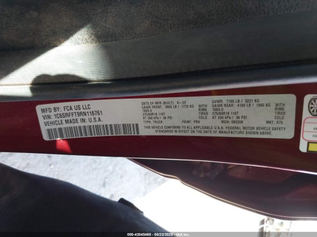 2024 RAM 1500 1C6SRFFT9RN116761 Photo 8