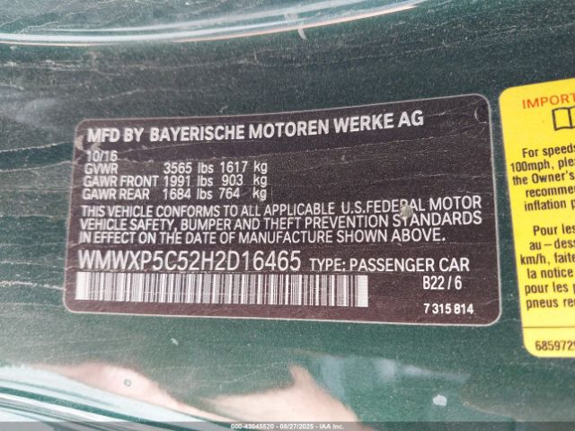 2017 MINI HARDTOP WMWXP5C52H2D16465 Photo 8