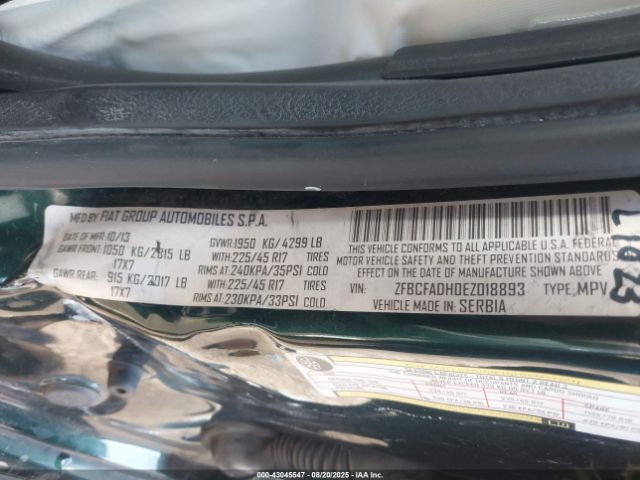 2014 FIAT 500L ZFBCFADH0EZ018893 Photo 8