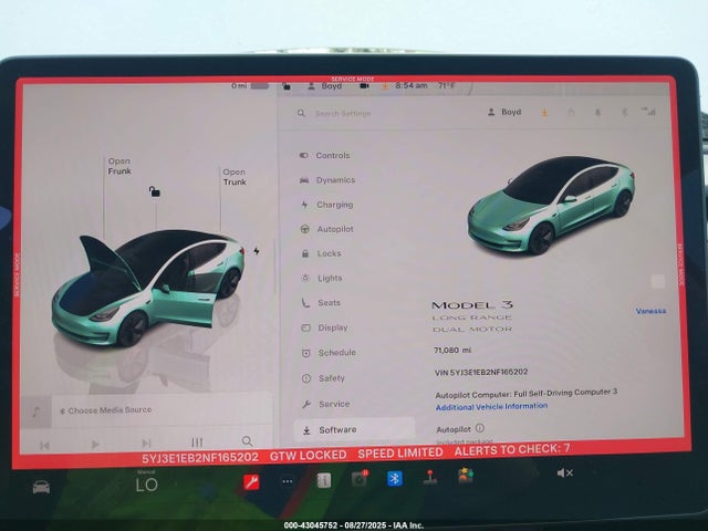 2022 TESLA MODEL 3 5YJ3E1EB2NF165202 Photo 6