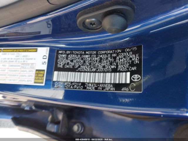 2015 TOYOTA PRIUS V JTDZN3EU8FJ037015 Photo 8