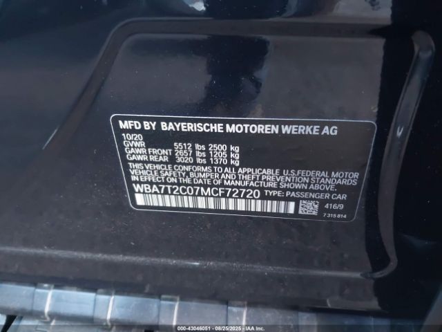 2021 BMW 740I WBA7T2C07MCF72720 Photo 8
