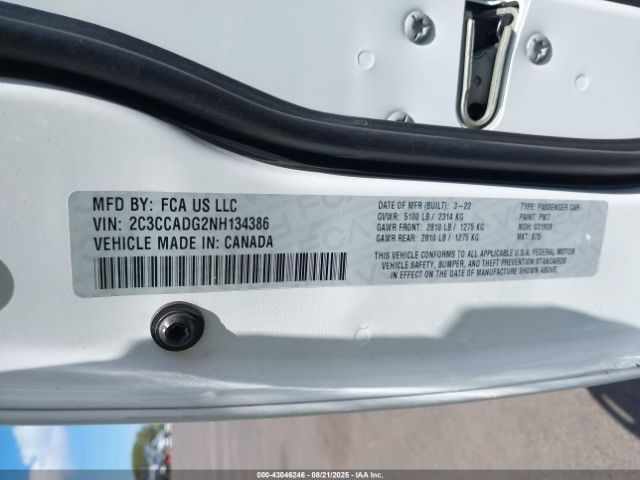 2022 CHRYSLER 300 2C3CCADG2NH134386 Photo 8