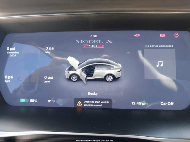 2016 TESLA MODEL X 5YJXCAE42GF002173 Photo 6