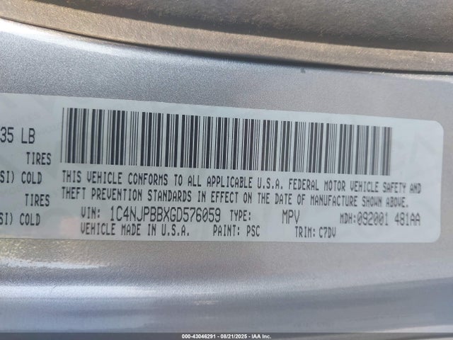 Jeep Patriot 2016 1C4NJPBBXGD576059 Image 9
