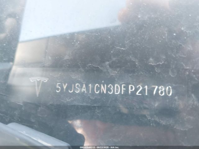 2013 TESLA MODEL S 5YJSA1CN3DFP21780 Photo 8