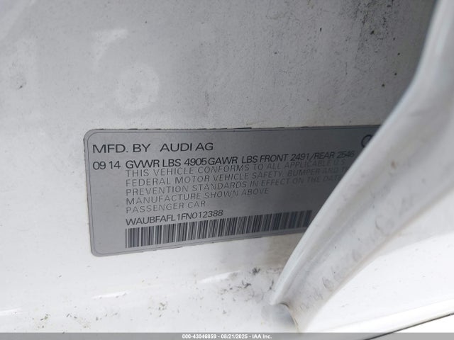 2015 AUDI A4 WAUBFAFL1FN012388 Photo 8