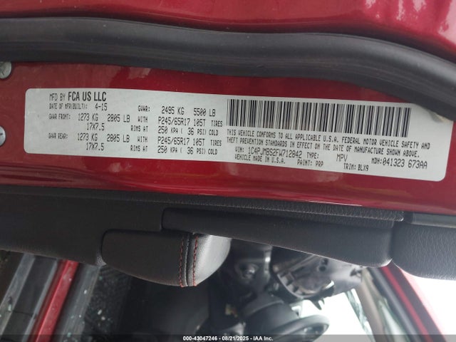 1C4PJMBS2FW712842 Jeep Cherokee