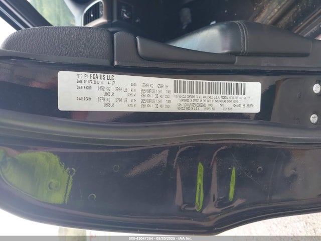1C4RJFAG5HC886801 Jeep 2017