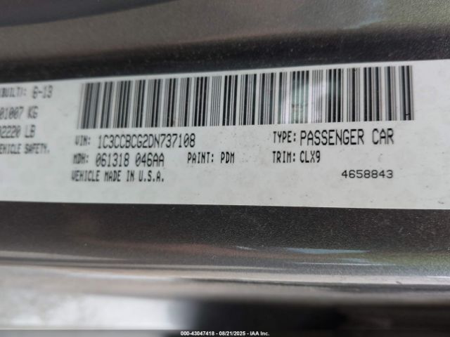 2013 CHRYSLER 200 1C3CCBCG2DN737108 Photo 8