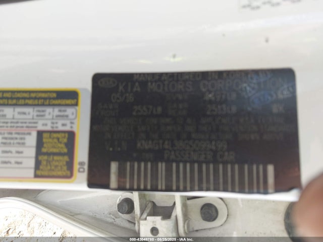 KNAGT4L38G5099499 KIA gdi theta ii