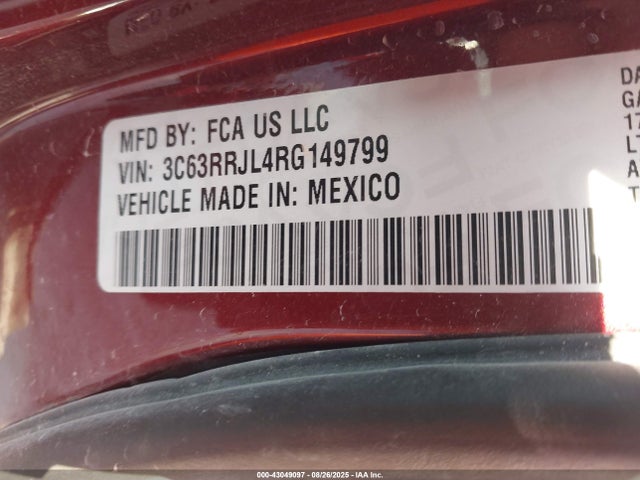 Aukcja sprzedaży 2024 Ram 3500 Laramie  4x4 8' Box, vin: 3C63RRJL4RG149799, numer aukcji: 43049097