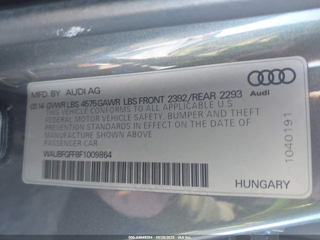 2015 AUDI A3 WAUBFGFF8F1009864 Photo 8