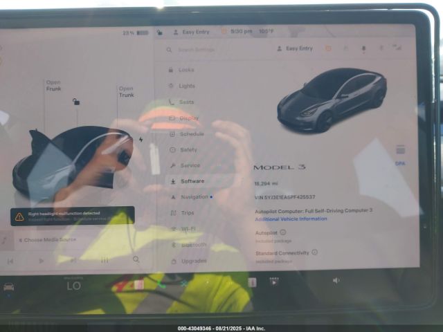 2023 TESLA MODEL 3 5YJ3E1EA5PF425537 Photo 6