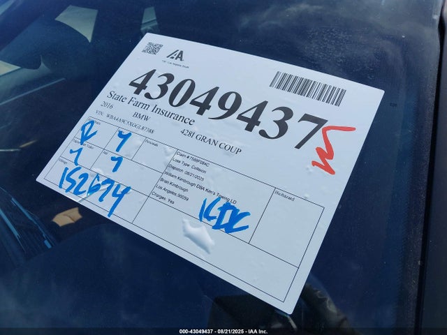WBA4A9C5XGGL87388 BMW 428i