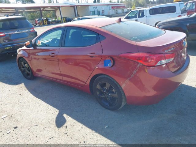 2011 HYUNDAI ELANTRA KMHDH4AE7BU155275 Photo 2