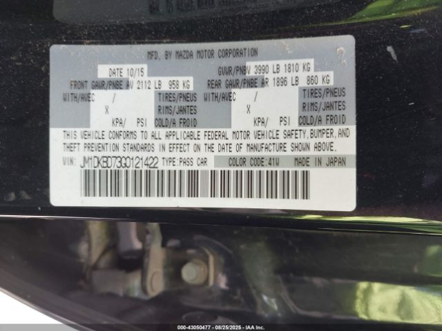 2016 MAZDA CX-3 JM1DKBD73G0121422 Photo 8