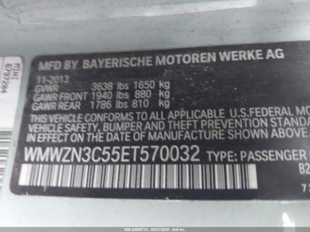 2014 MINI CONVERTIBLE WMWZN3C55ET570032 Photo 8