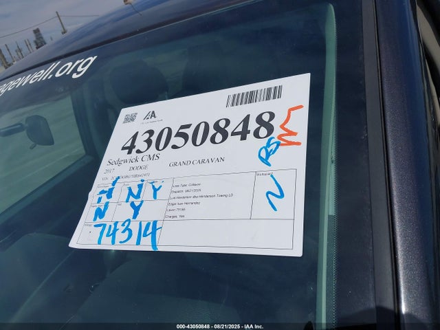 Dodge Grand Caravan 2017 2C4RDGBG7HR641971 Image 17