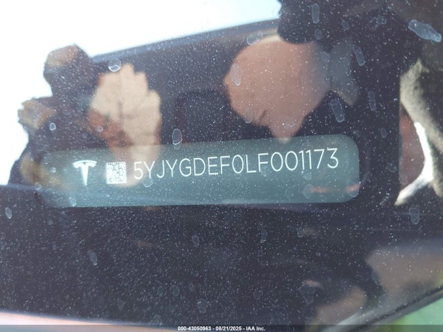 2020 TESLA MODEL Y 5YJYGDEF0LF001173 Photo 8