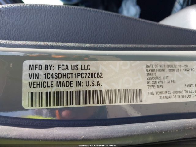 2023 DODGE DURANGO 1C4SDHCT1PC720062 Photo 8